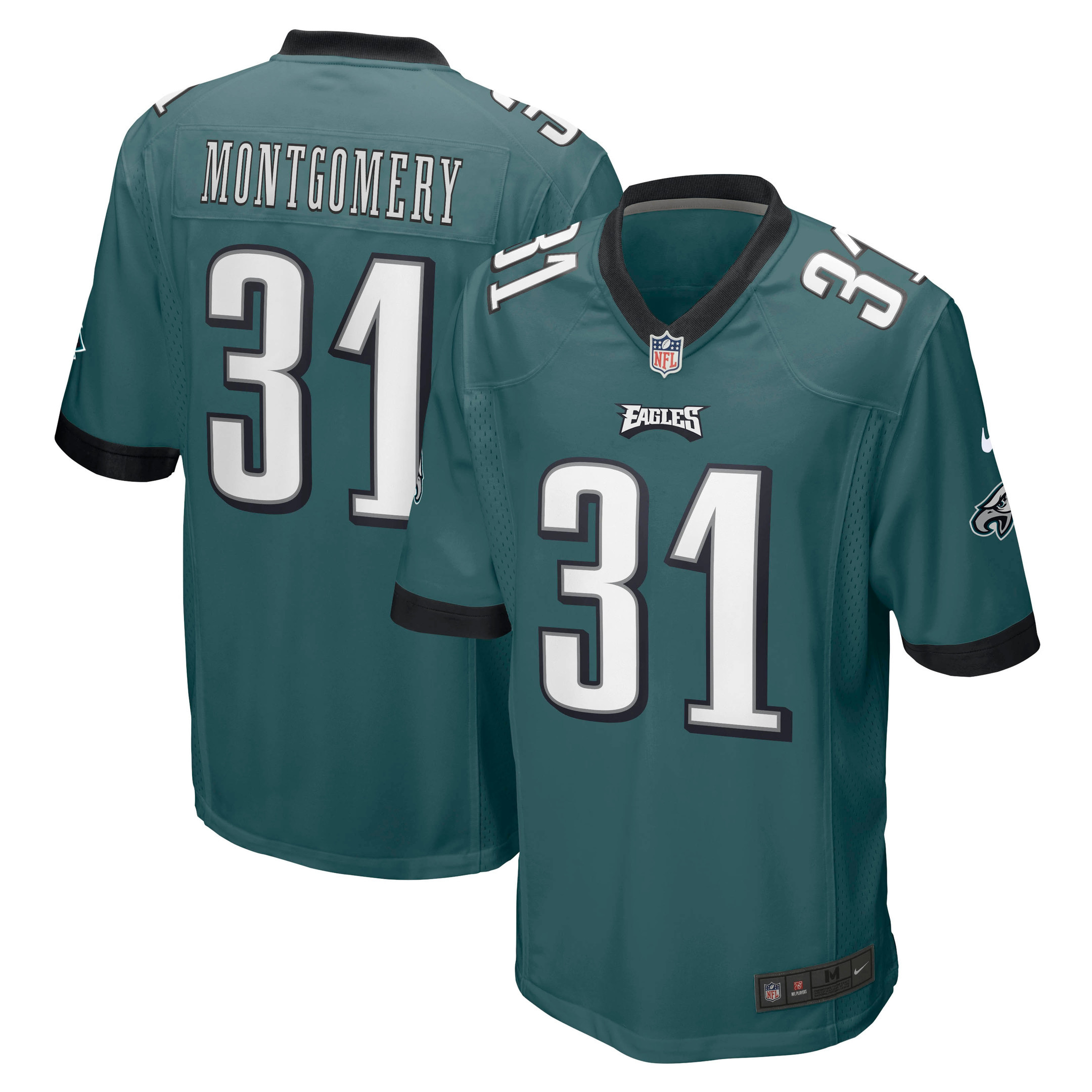 Wilbert Montgomery Philadelphia Eagles Retired Player Jersey - Midnight Green Nfl