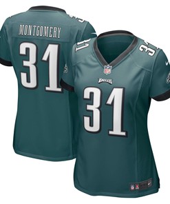 Wilbert Montgomery Philadelphia Eagles Womens Retired Player Jersey - Midnight Green Nfl