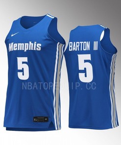 Will Barton III 5 Memphis Tigers Uniform Jersey College Basketball Royal