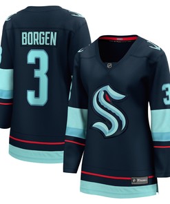 Will Borgen Seattle Kraken Fanatics Branded Womens Home Breakaway Player Jersey - Deep Sea Blue Nhl