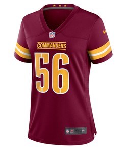 Will Bradley-King Washington Commanders Women's Game Player Jersey - Burgundy