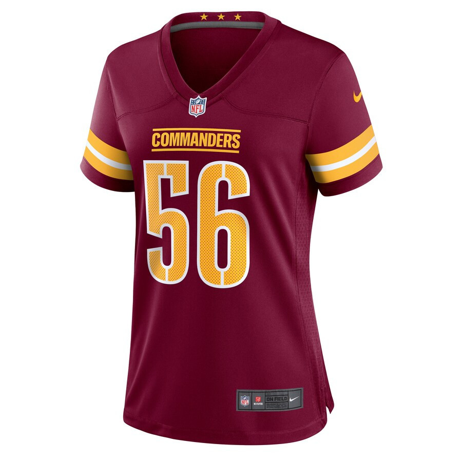 Will Bradley-King Washington Commanders Women's Game Player Jersey - Burgundy