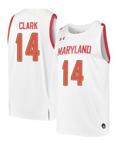 Will Clark 14 Maryland Terrapins Retro Basketball Men Jersey - White