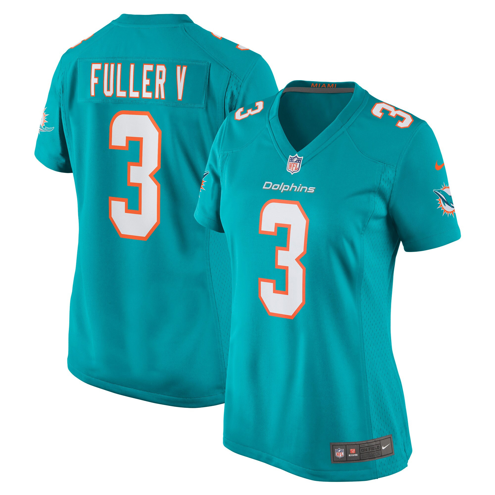 Will Fuller V Miami Dolphins Womens Game Player Jersey - Aqua Nfl