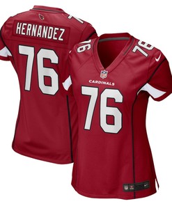 Will Hernandez Arizona Cardinals Women's Game Player Jersey - Cardinal