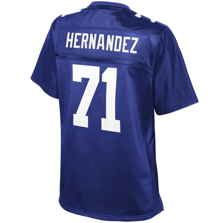 Will Hernandez New York Giants Nfl Pro Line Womens Player Jersey - Royal