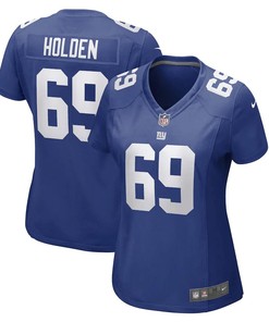 Will Holden New York Giants Women's Game Player Jersey - Royal
