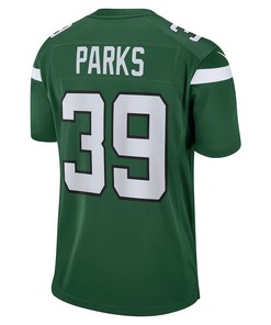 Will Parks New York Jets Game Player Jersey - Gotham Green