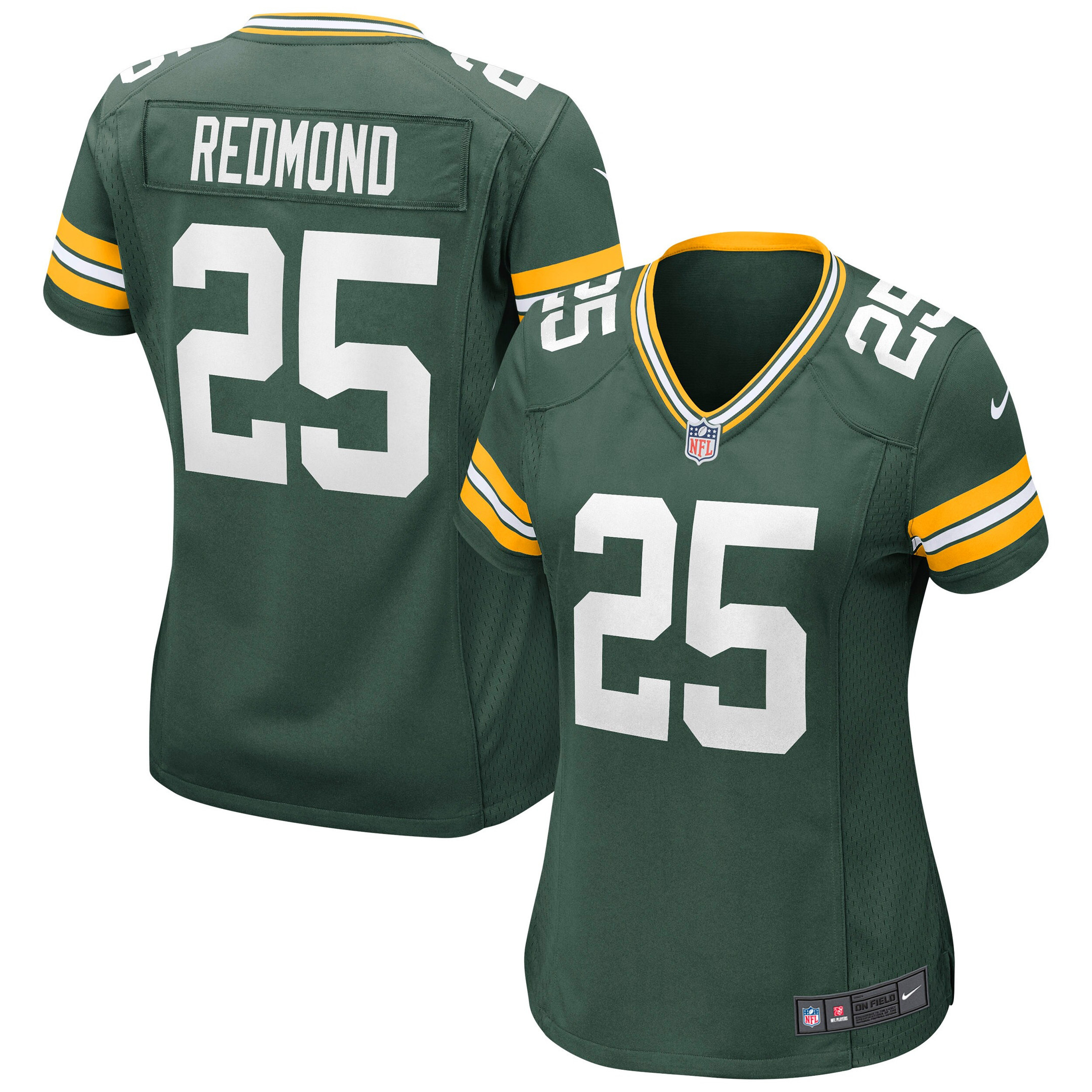 Will Redmond Green Bay Packers Womens Game Jersey - Green Nfl