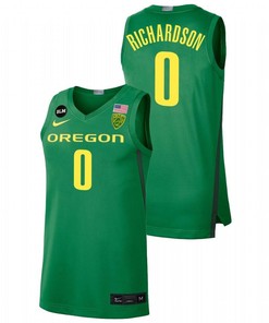 Will Richardson 0 Oregon Ducks 2022 BLM Limited Men Jersey College Basketball Green