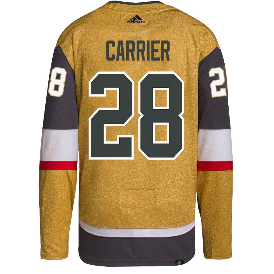 William Carrier 28 Vegas Golden Knights Stanley Cup 2023 Champions Patch Home Breakaway Men Jersey - Gold