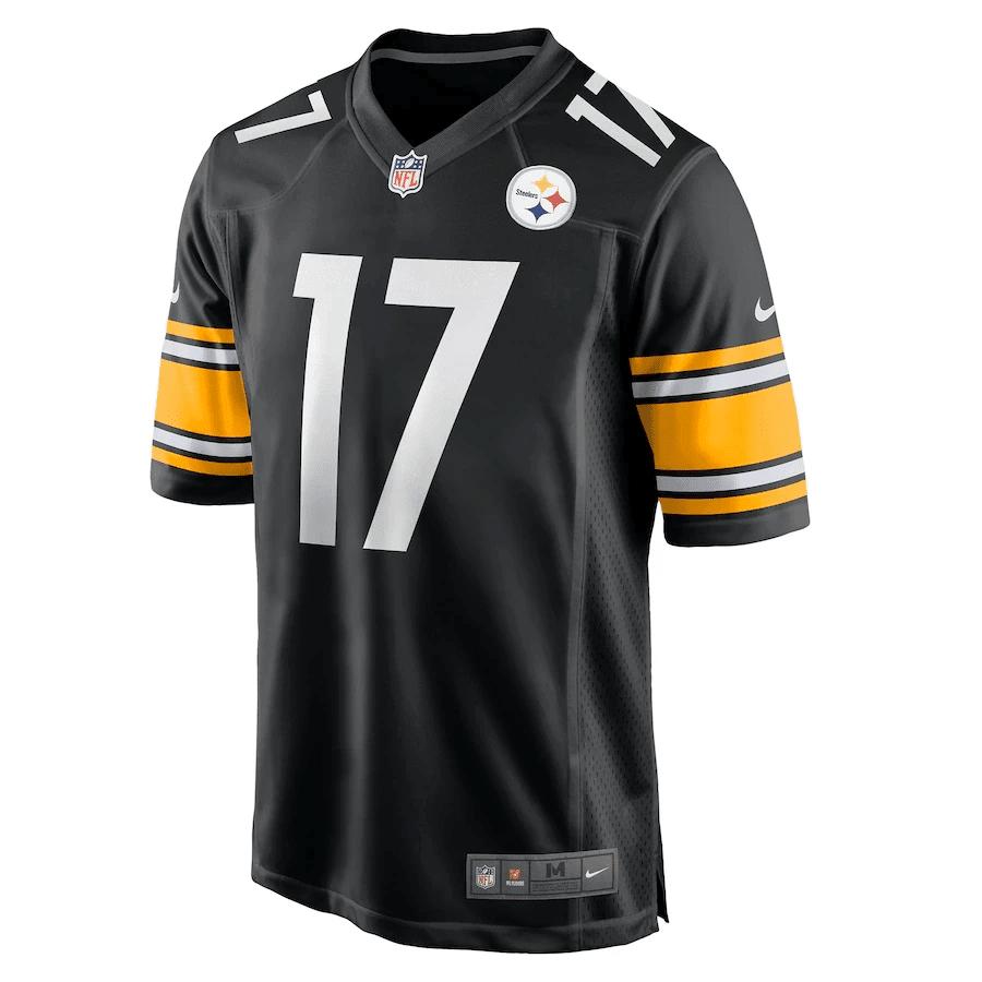 William Jackson 17 Pittsburgh Steelers Game Player Jersey - Black
