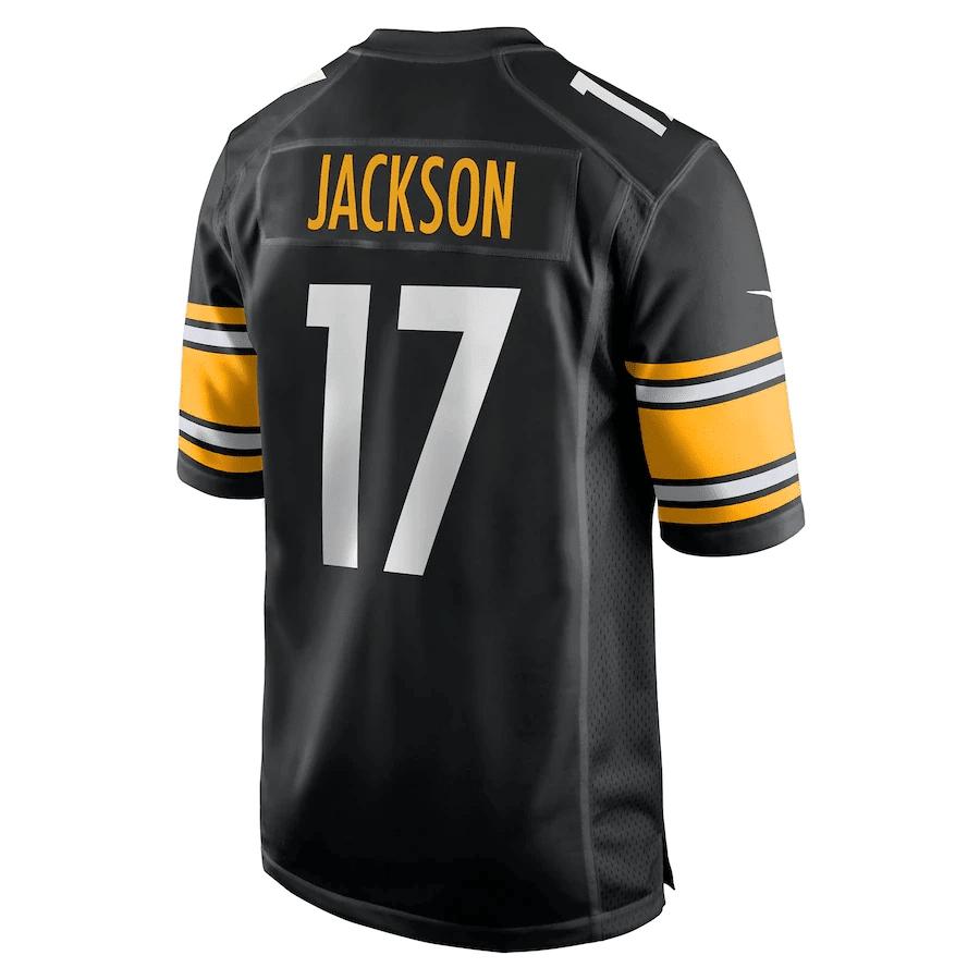 William Jackson 17 Pittsburgh Steelers Game Player Jersey - Black