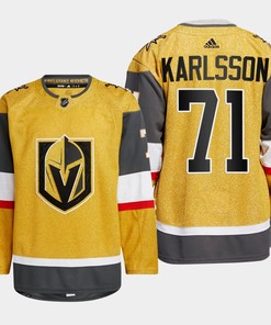 William Karlsson 71 Vegas Golden Knights Gold Jersey 2023 Home