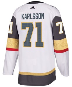 William Karlsson 71 Vegas Golden Knights Stanley Cup 2023 Champions Patch Away Breakaway Men Jersey - White
