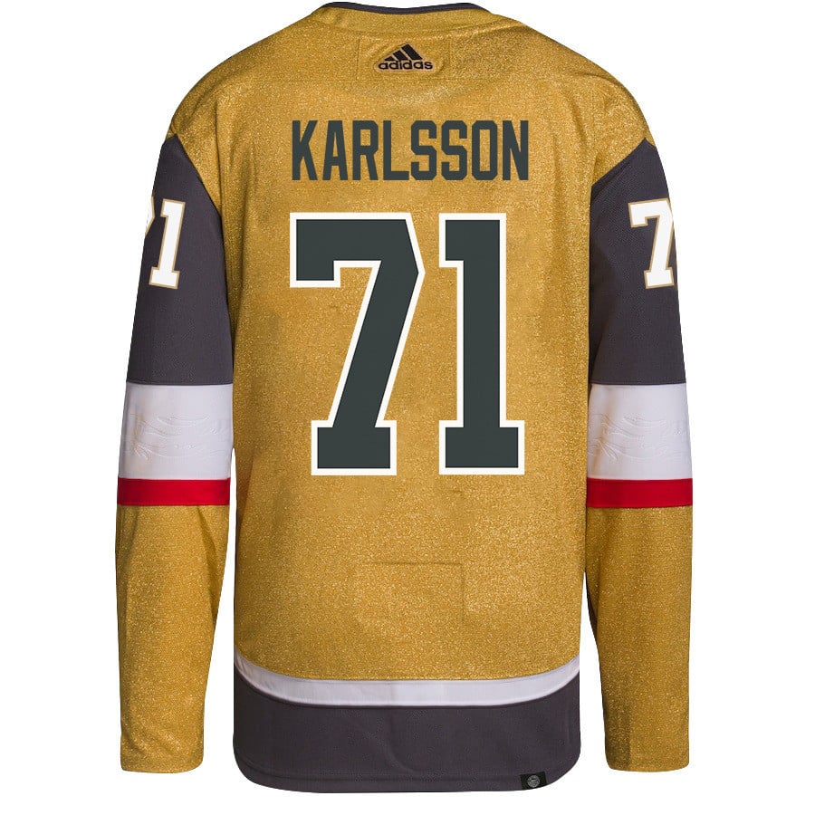 William Karlsson 71 Vegas Golden Knights Stanley Cup 2023 Final Patch Home Breakaway Men Jersey - Gold