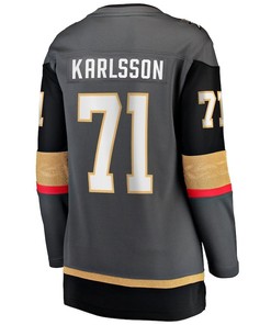 William Karlsson 71 Vegas Golden Knights Women's 2023 Stanley Cup Champions Alternate Breakaway Jersey - Black