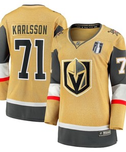 William Karlsson 71 Vegas Golden Knights Women's 2023 Stanley Cup Final Home Breakaway Player Jersey - Gold