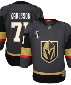 William Karlsson 71 Vegas Golden Knights Youth 2023 Stanley Cup Final Alternate Jersey - Black