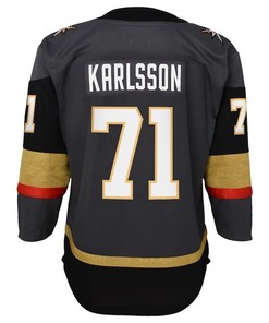 William Karlsson 71 Vegas Golden Knights Youth 2023 Stanley Cup Final Alternate Jersey - Black
