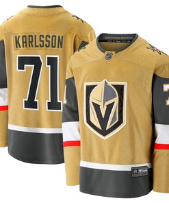 William Karlsson Vegas Golden Knights Fanatics Branded 2020/21 Alternate Premier Breakaway Player Jersey - Gold Nhl