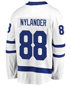 William Nylander 88 Toronto Maple Leafs Stanley Cup 2023 Playoffs Patch Away Breakaway Men Jersey - White