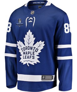 William Nylander 88 Toronto Maple Leafs Stanley Cup 2023 Playoffs Patch Home Breakaway Men Jersey - Blue