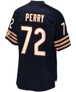 William Perry Chicago Bears Nfl Pro Line Retired Team Player Jersey - Navy