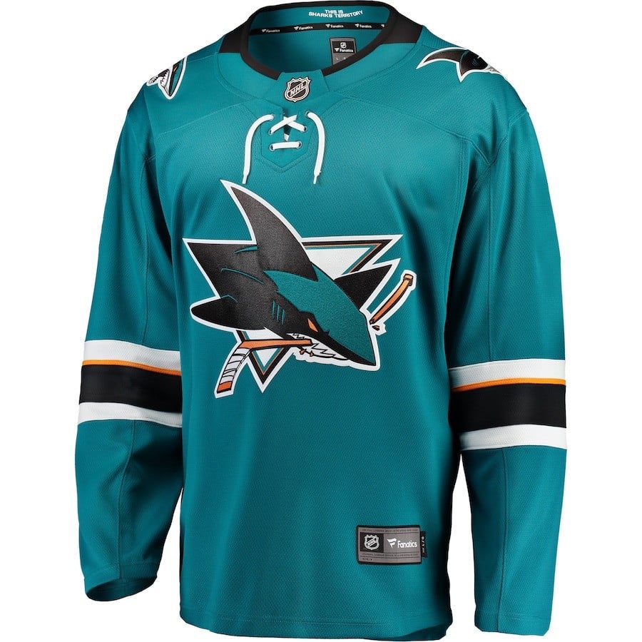 William Smith #43 San Jose Shark 2023 NHL Draft Home Men Jersey - Teal