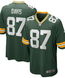 Willie Davis Green Bay Packers Game Retired Player Jersey - Green Nfl