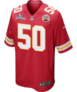 Willie Gay 50 Kansas City Chiefs Super Bowl LVII Champions Men Game Jersey - Red