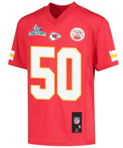 Willie Gay 50 Kansas City Chiefs Super Bowl LVII Champions Youth Game Jersey - Red
