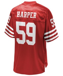 Willie Harper San Francisco 49ers Nfl Pro Line Retired Player Jersey - Red