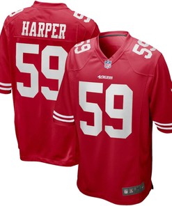 Willie Harper San Francisco 49ers Nike Game Retired Player Jersey - Scarlet