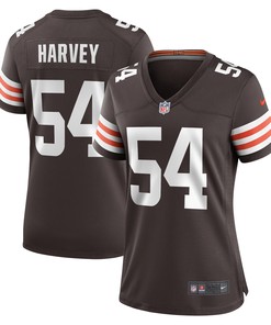 Willie Harvey Cleveland Browns Womens Player Game Jersey - Brown Nfl