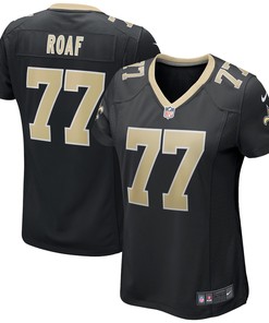 Willie Roaf New Orleans Saints Womens Game Retired Player Jersey - Black Nfl