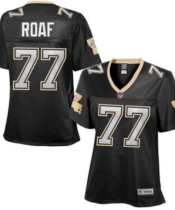 Willie Roaf New Orleans Saints Womens Retired Player Jersey - Black Nfl