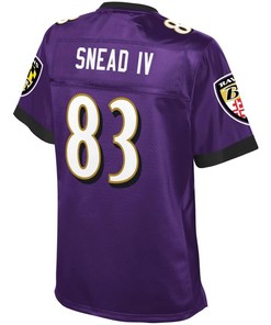 Willie Snead Baltimore Ravens Nfl Pro Line Womens Player Jersey - Purple