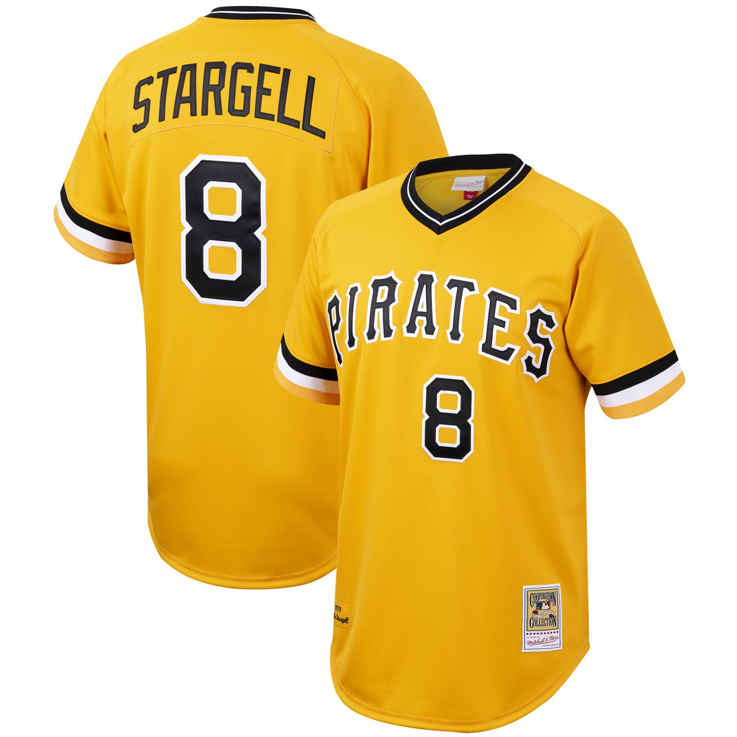 Willie Stargell Pittsburgh Pirates Mitchell & Ness Cooperstown Collection Authentic Jersey - Gold Mlb