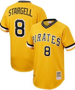 Willie Stargell Pittsburgh Pirates Mitchell & Ness Cooperstown Collection Authentic Jersey - Gold Mlb