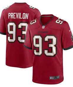Willington Previlon Tampa Bay Buccaneers Game Player Jersey - Red