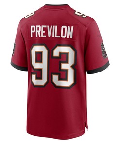 Willington Previlon Tampa Bay Buccaneers Game Player Jersey - Red