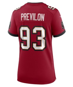 Willington Previlon Tampa Bay Buccaneers Women's Game Player Jersey - Red