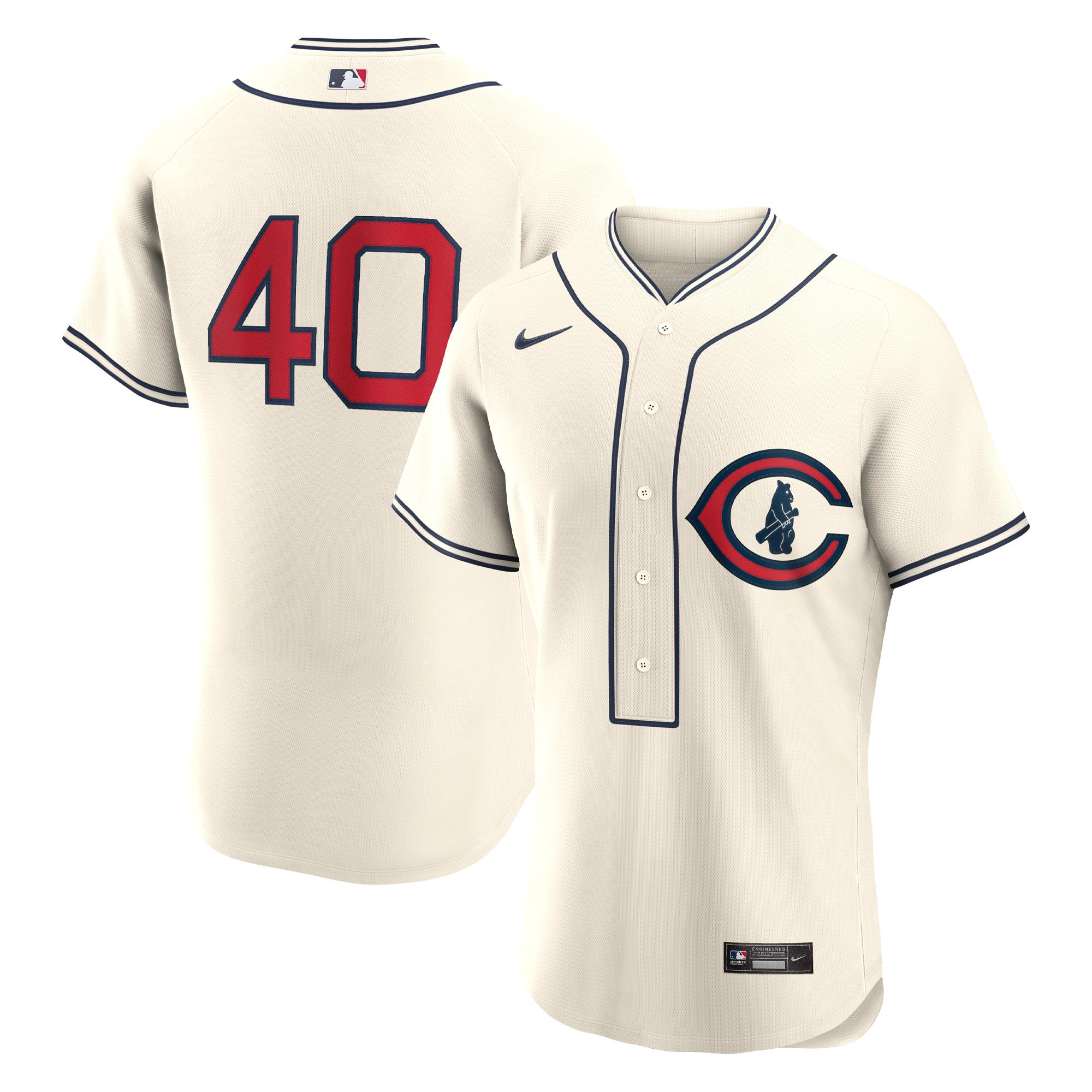 Willson Contreras Chicago Cubs 2022 Mlb At Field Of Dreams Game Authentic Player Jersey - Cream Mlb