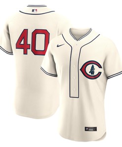 Willson Contreras Chicago Cubs 2022 Mlb At Field Of Dreams Game Authentic Player Jersey - Cream Mlb