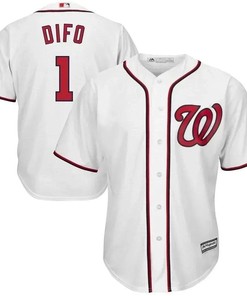 Wilmer Difo Washington Nationals Home Cool Base Player Jersey - White
