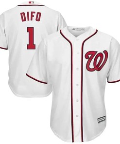 Wilmer Difo Washington Nationals Home Cool Base Player Jersey - White Color