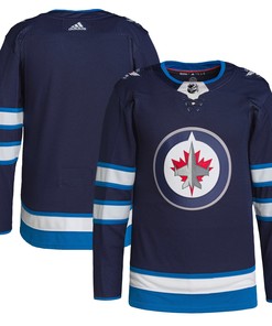 Winnipeg Jets Adidas Home Authentic Pro Jersey - Navy Nhl