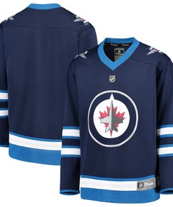 Winnipeg Jets Fanatics Branded Home Replica Blank Jersey - Blue Nhl