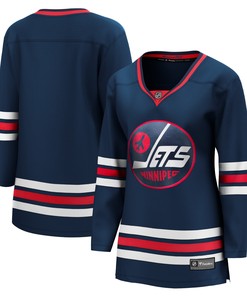 Winnipeg Jets Fanatics Branded Womens 2021/22 Alternate Premier Breakaway Player Jersey - Navy Nhl